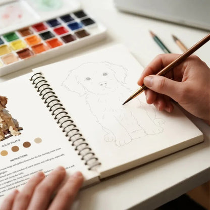 🔥🖼️Beginner-Friendly💕 Watercolor Workbook