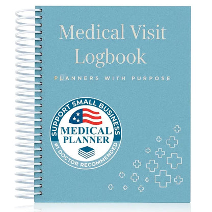 🔥 🩺❤️Doctor-Approved Medical Visit Logbook: Your Essential Medical Planner (📘Vegan Leather)