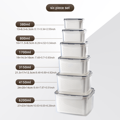 🍓🥰 Refrigerator Food Storage Containers – Keep Fruits Fresh
