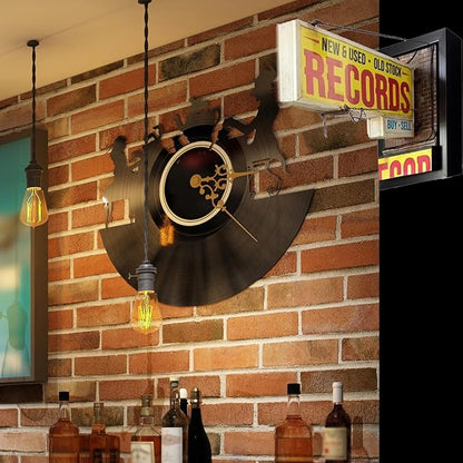 Record Store Retro Wall Light - Record Collector Gift✨
