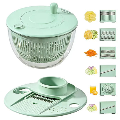 Large Capacity Multi-Function Salad Spinner