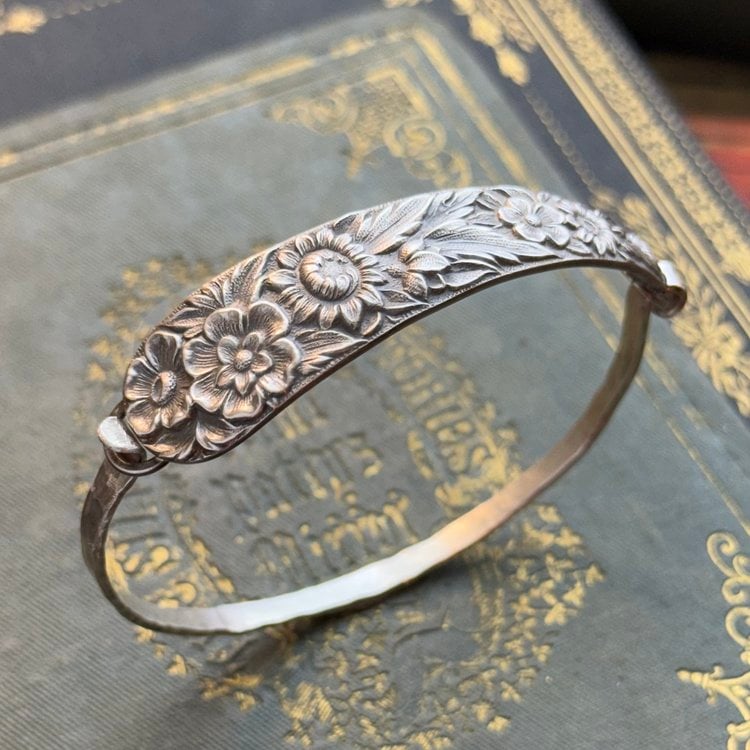 Handmade Spoon Bangle - Crafted by Vintage Spoon
