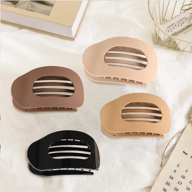 Effortless Style, Flawless Hold: No-Crease Matte Hair Clips(4-Piece Set)