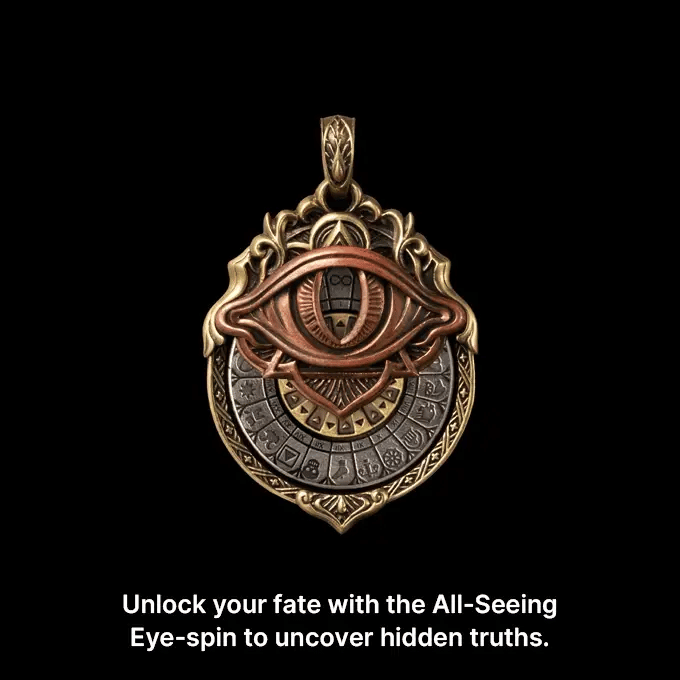 🔥👁️‍🗨️Handmade Tarot Vision Pendant: Connect to Cosmic Wisdom Anytime(✨Comes with instruction manual)