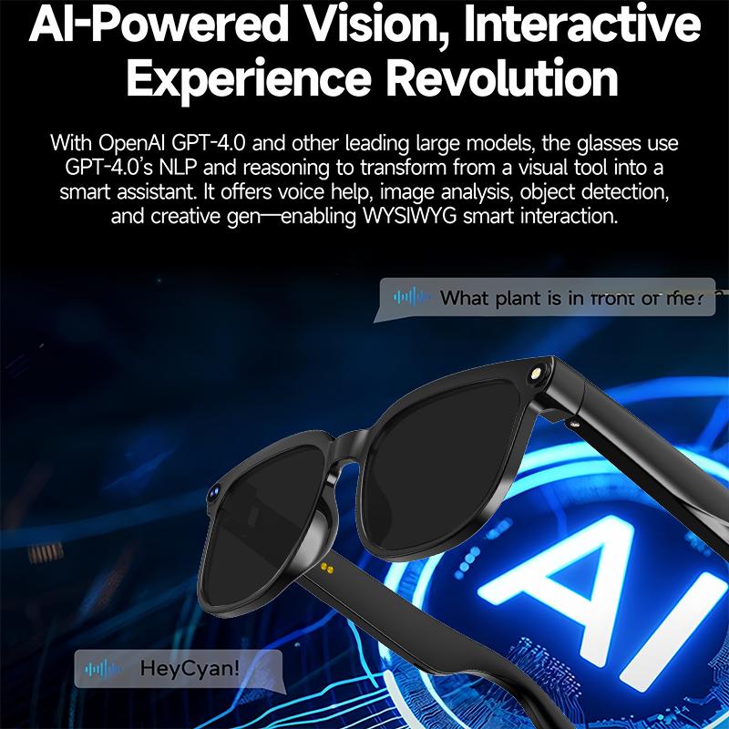 Tiktrove AI Smart Camera Glasses