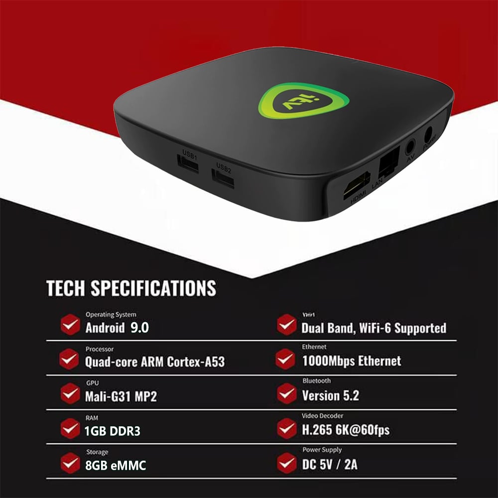 🔥2025 for TV⏰No Monthly Fees📶100% Free TV Box