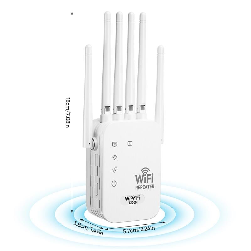 📶WiFi Extender 2025 6-Antenna Strong Signal🚀⚡
