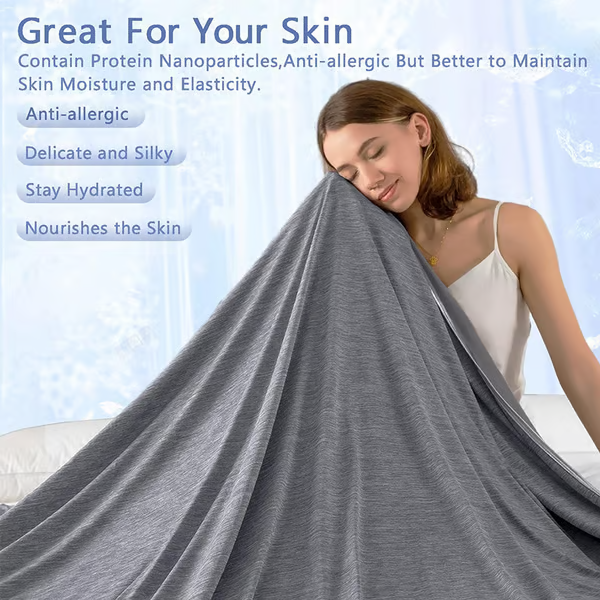 Summer Cooling Blanket ~ Instantly chill your nights, sleep dry and deep.