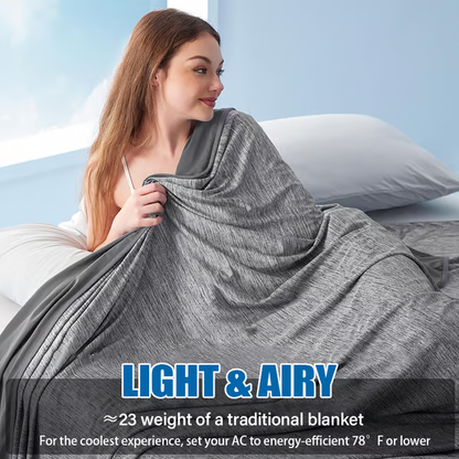 Summer Cooling Blanket ~ Instantly chill your nights, sleep dry and deep.