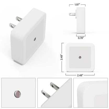 🔥Night Lights Plug into Wall 6-Pack, Plug in Night Light, Dusk to Dawn Nightlight Led Night Lights✨