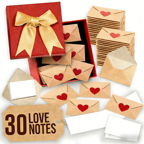 💖🌹DIY Love Notes Box – Mini Blank Cards & Envelopes ✨💖
