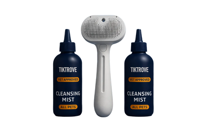 Tiktrove FreshFur Shower Brush + Cleansing Mist