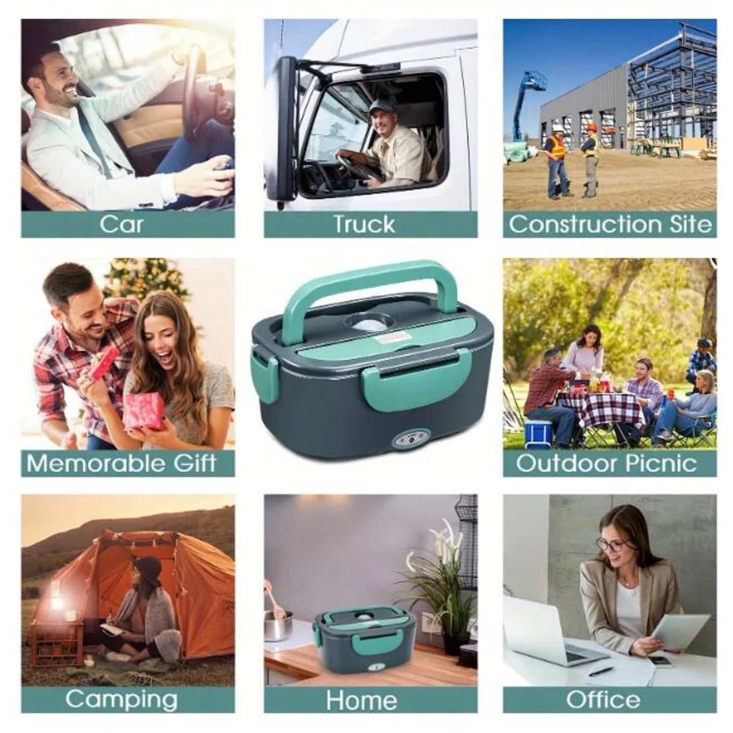 🔥2025 New Arrival🔥2-in-1 electric lunch box