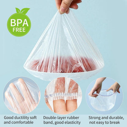 Tiktrove Fresh Keeping Bags – Elastic Plastic Bowl Covers