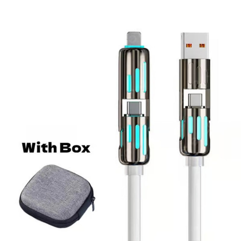 📲4-in-1 USB Charging Cable fast charging MAX 240W⚡