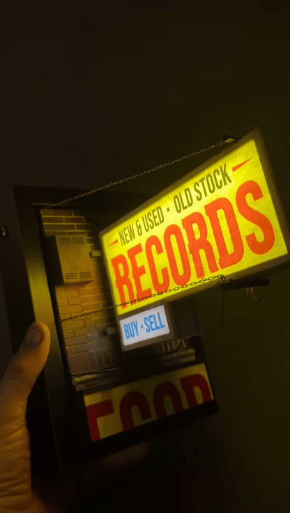 Record Store Retro Wall Light - Record Collector Gift✨