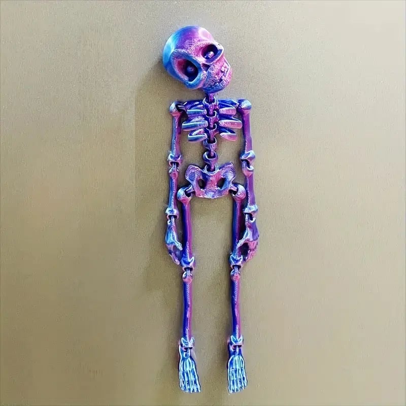 Vintage Skeleton Magnetic Figurine 🎃