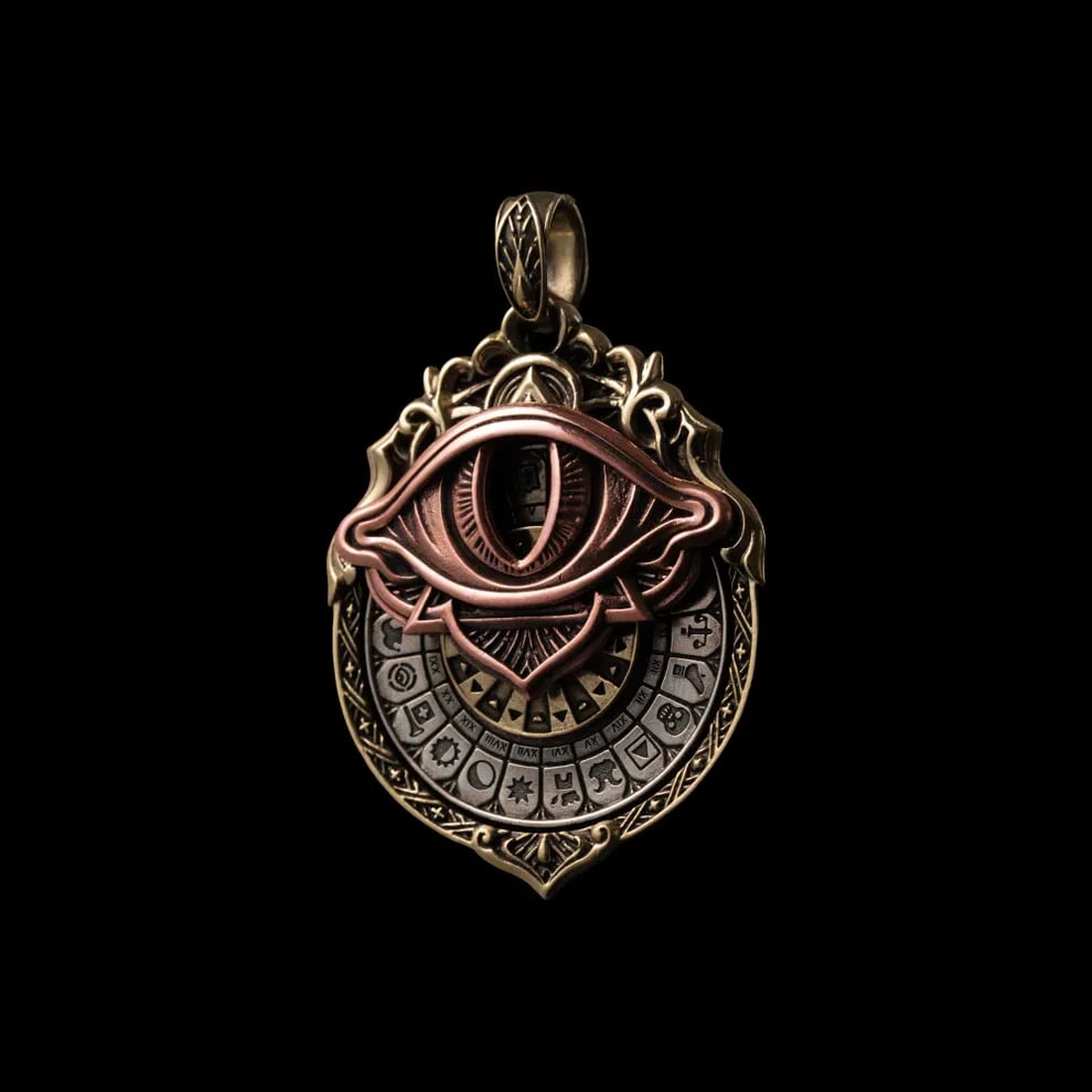 🔥👁️‍🗨️Handmade Tarot Vision Pendant: Connect to Cosmic Wisdom Anytime(✨Comes with instruction manual)