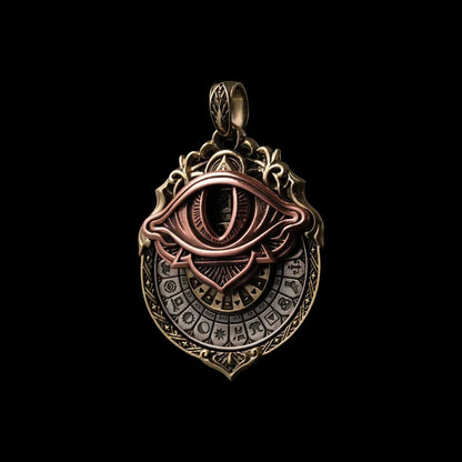 🔥👁️‍🗨️Handmade Tarot Vision Pendant: Connect to Cosmic Wisdom Anytime(✨Comes with instruction manual)