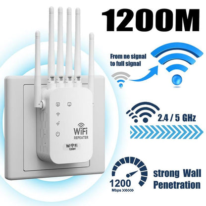 📶WiFi Extender 2025 6-Antenna Strong Signal🚀⚡