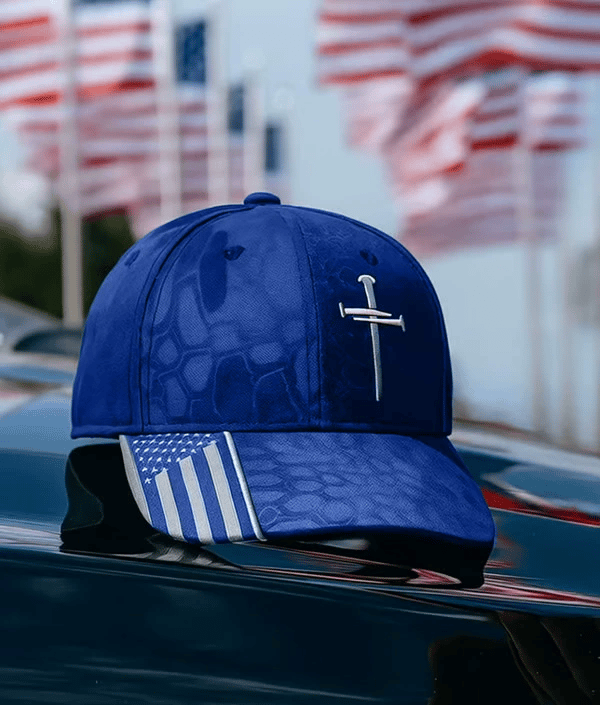 ✝️Adjustable Jesus 3 Nail Cross Hat?