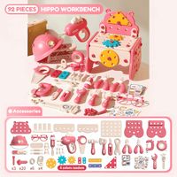 Hippo Workbench 92 pcs (Pink)