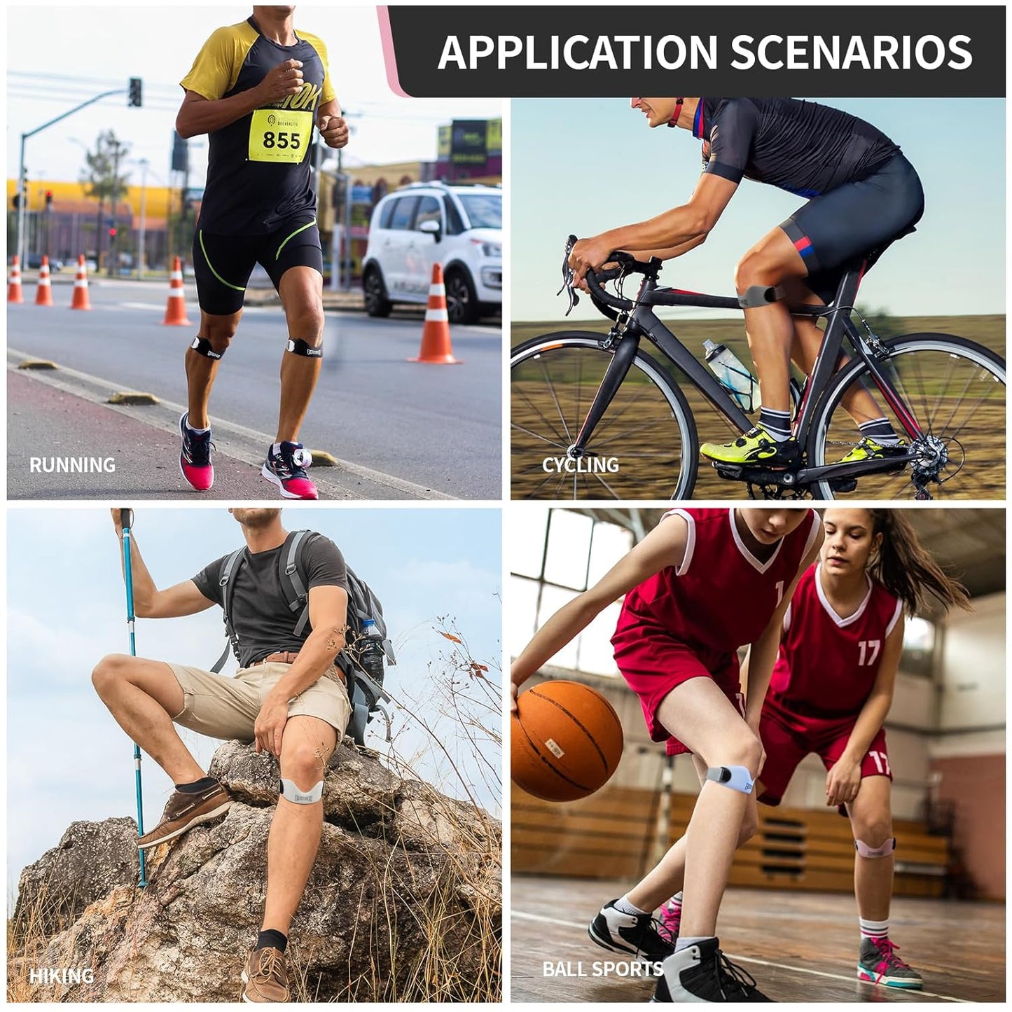 Patellar Support Strap For Knee Pain and Tendonitis