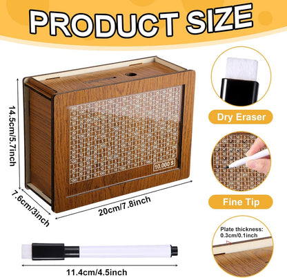 🎁Family Fun Savings Box🎁 Wooden Cash Saving Box