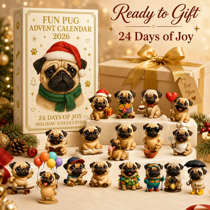 🐶2026 Fun Pug Advent Calendar
