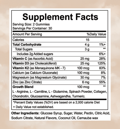 Tiktrove Heightener Gummies