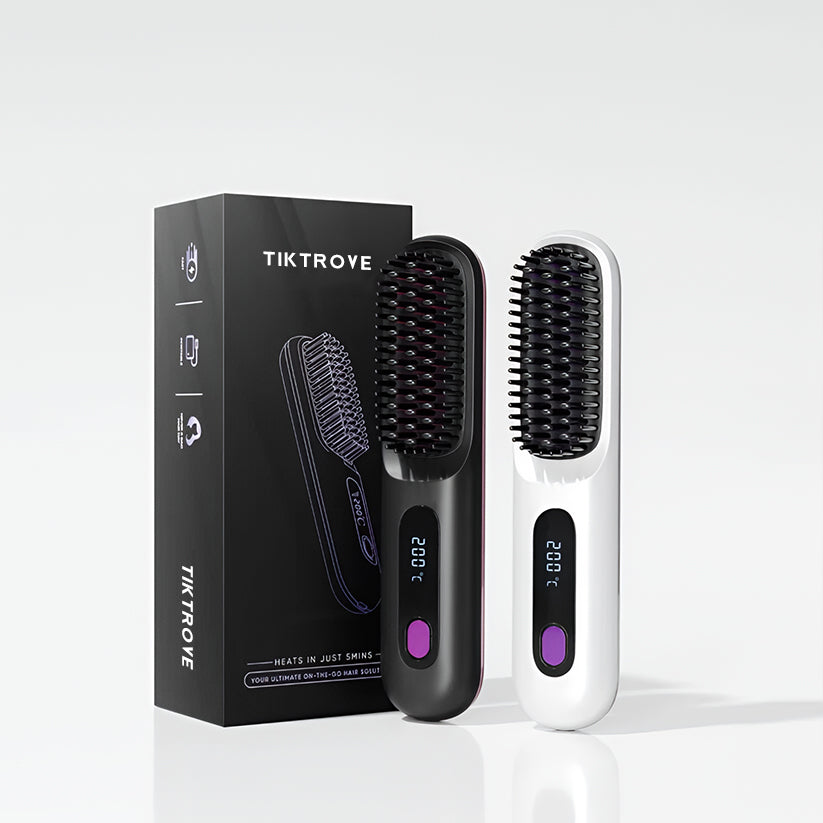 Portable Straightener Brush - GoBrush PRO