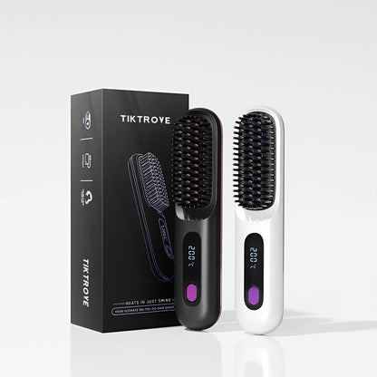 Portable Straightener Brush - GoBrush PRO