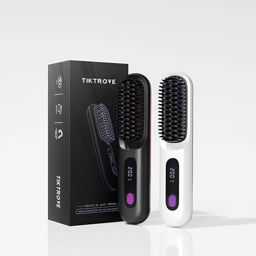 Portable Straightener Brush - GoBrush PRO