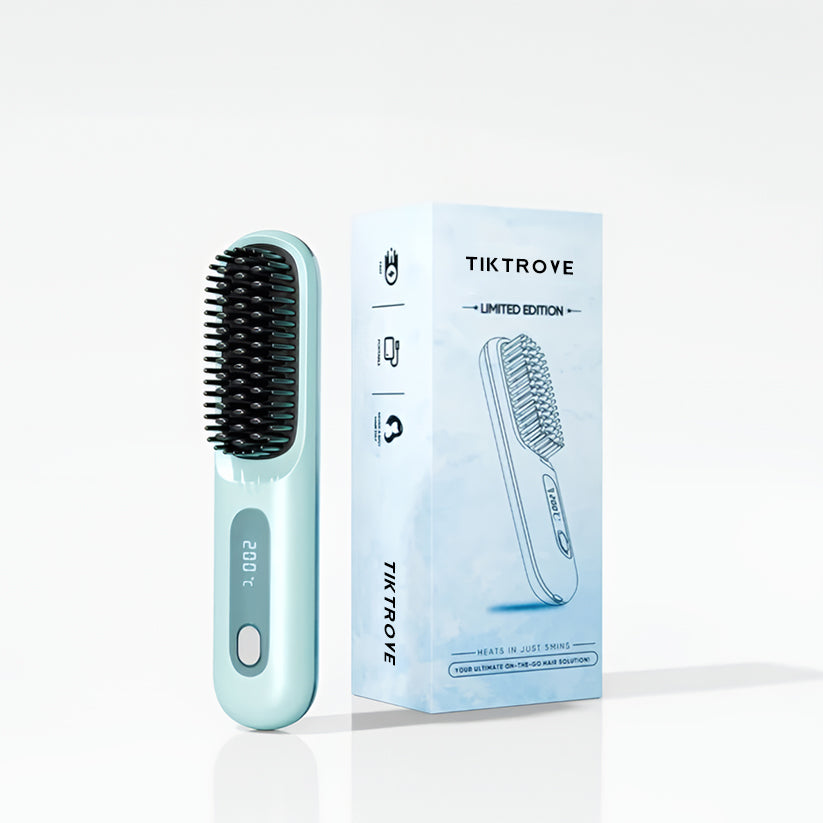 Portable Straightener Brush - GoBrush PRO