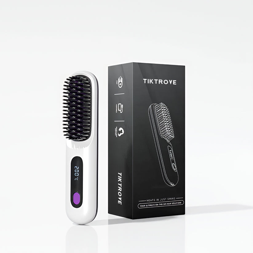 Portable Straightener Brush - GoBrush PRO