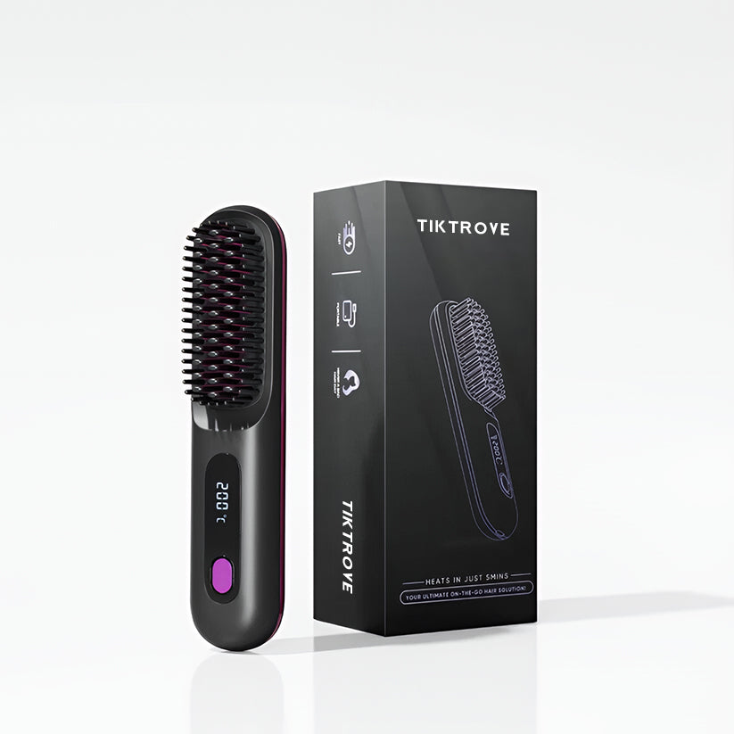 Portable Straightener Brush - GoBrush PRO