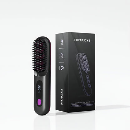 Portable Straightener Brush - GoBrush PRO