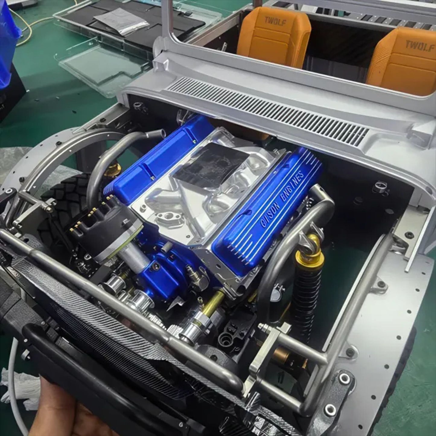 Gasoline OHV V8 Small-block Engine Model Kits