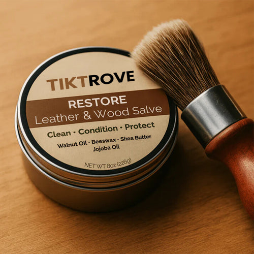 Tiktrove Restore - Professional Leather & Wood Conditioning Salve
