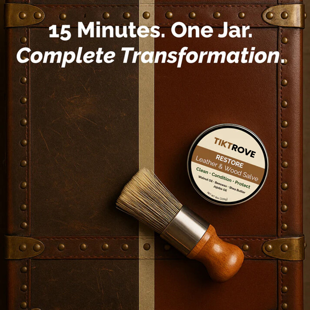 Tiktrove Restore - Professional Leather & Wood Conditioning Salve