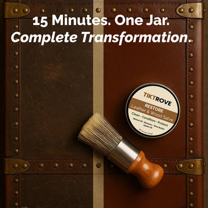 Tiktrove Restore - Professional Leather & Wood Conditioning Salve