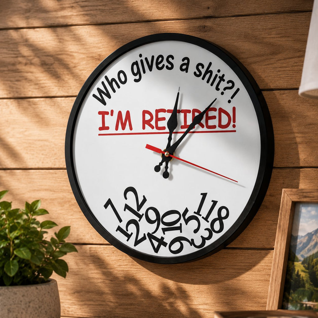 ⏰Funny Retirement Wall Clock