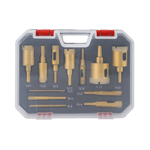 12-Piece Dry Tile Hole Saw Set