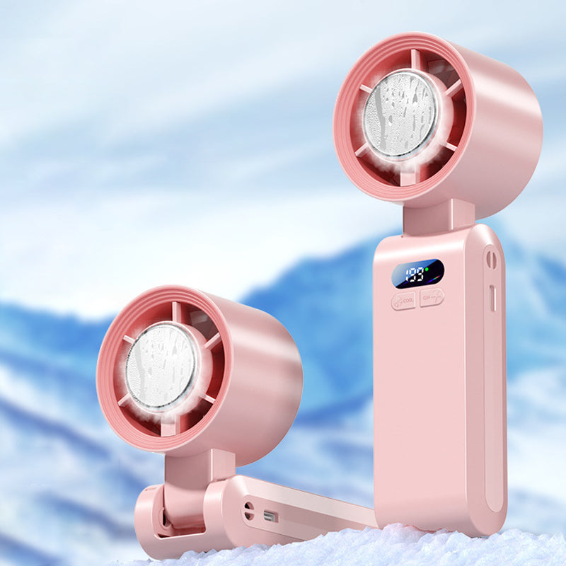 🔥Handheld Portable Fan with Ice Cooler