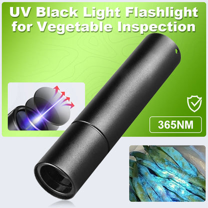 ✨UV Black Light Flashlight for Vegetable Inspection