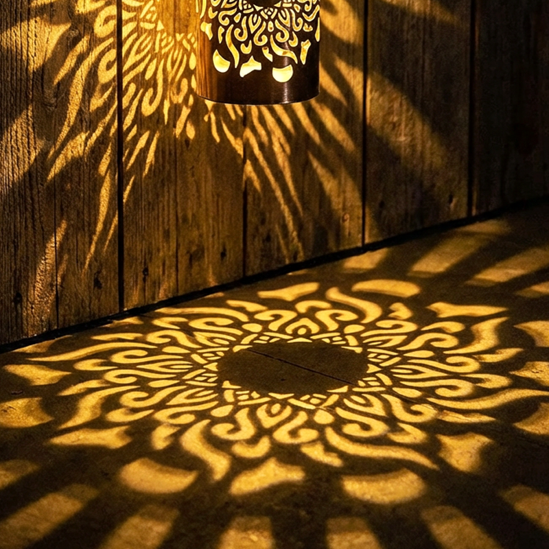 📢📢50% OFF !!!⏰Solar-Powered Mandala Projector Light