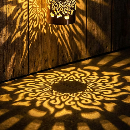 📢📢50% OFF !!!⏰Solar-Powered Mandala Projector Light