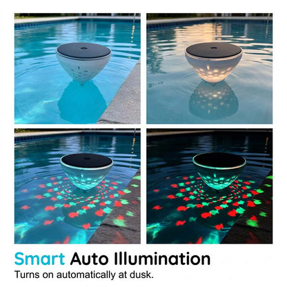 Solar Floating Pool Light – Fish-Pattern Projection Light for Pool, Pond & Outdoor Water Décor