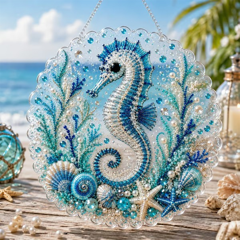 🌊 DIY Ocean Pearl Painting – Create Your Own Unique Wall Art with a Beautiful Sea Theme