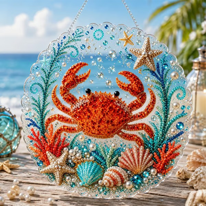 🌊 DIY Ocean Pearl Painting – Create Your Own Unique Wall Art with a Beautiful Sea Theme